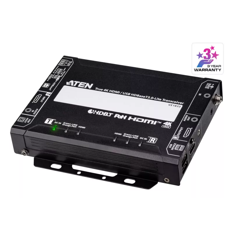 ATEN VE1833 True 4K HDMI/USB HDBaseT 3.0 Lite transcetor