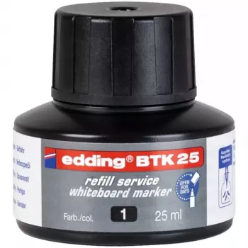 Tinta de recarga para marcador Edding BTK-25 preto 25 ml