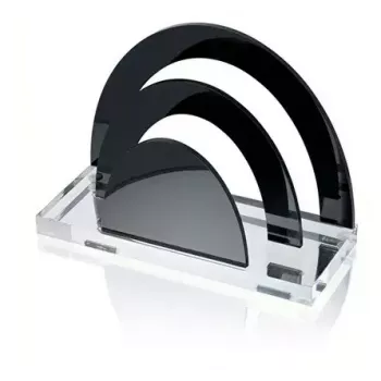 Suporte de documentos WEDO 60 3001 acrílico preto transparente