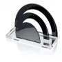 Suporte de documentos WEDO 60 3001 acrílico preto transparente