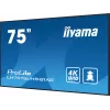 Ecrã de sinalização digital iiyama LH7575UHS-B1AG 190,5 cm (75 polegadas) LCD Wi-Fi 500 cd/m² 4K Ultra HD preto processador integrado Android 11 24/7