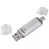 Pen drive Hama C-Laeta 32 GB USB Type-A / USB Type-C 3.2 Gen 1 (3.1 Gen 1) prateado