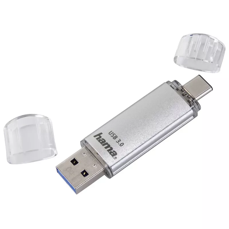 Pen drive Hama C-Laeta 32 GB USB Type-A / USB Type-C 3.2 Gen 1 (3.1 Gen 1) prateado