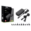 Conceptronic OZUL08B10 carregador universal para portátil 90W, inclui 10 pontas de carregamento