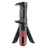 Tripé Hama Pocket II Rotation para smartphone/tablet 3 pernas preto, vermelho