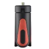 Tripé Hama Pocket II Rotation para smartphone/tablet 3 pernas preto, vermelho