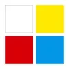 Marcador de giz Staedtler Lumocolor ponta redonda azul vermelho branco amarelo 4 unid.