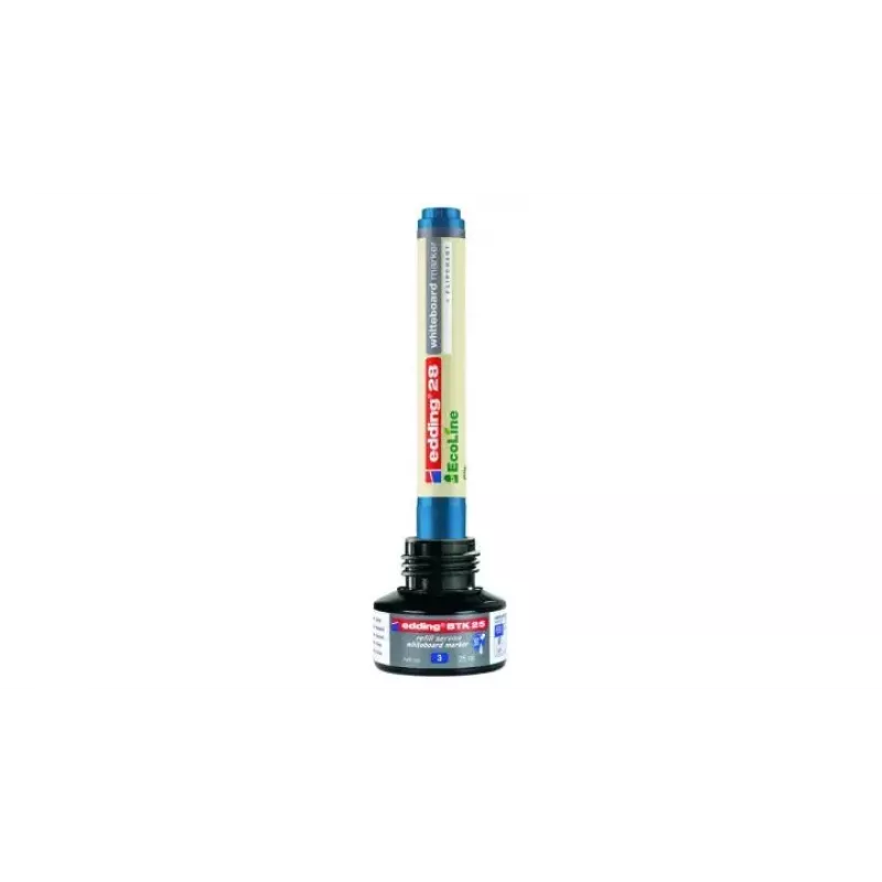 Tinta de recarga para marcador Edding BTK-25 azul 25 ml, tinta de substituição para marcador