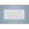Proteção de teclado Active Key AK-C4110 — silicone, layout alemão, 291×139×25 mm, branco