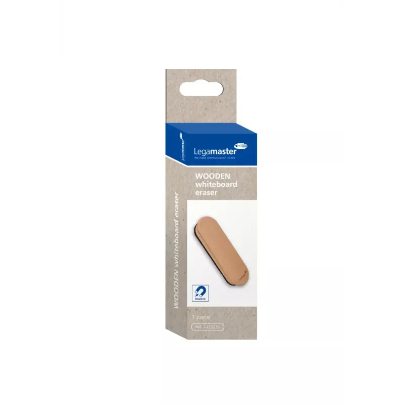 Apagador de quadro branco em madeira Legamaster 150 mm magnético certificado FSC