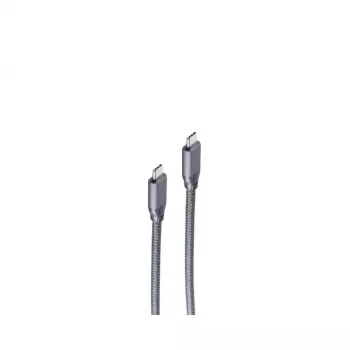 Cabo USB ShiverPeaks BS13-47040 USB 3.2 Gen 2 3m USB C cinzento