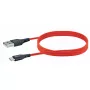 Cabo USB-A para USB-C SCHWAIGER LPRO510 501 – USB 3.2 Gen 1 (3.1 Gen 1), 1,2 m, vermelho