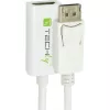 Adaptador Techly DisplayPort 1.2 macho / HDMI fêmea 15 cm branco IADAP DP-HDMIF2