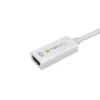 Adaptador Techly DisplayPort 1.2 macho / HDMI fêmea 15 cm branco IADAP DP-HDMIF2