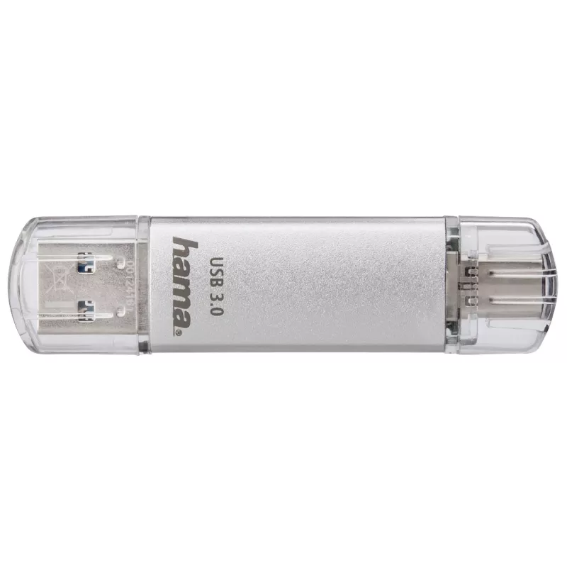 Pen drive Hama C-Laeta 256 GB USB Type-A / USB Type-C 3.2 Gen 1 (3.1 Gen 1) Prateado