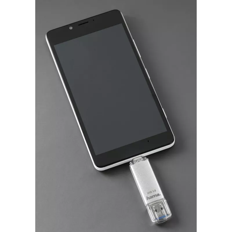 Pen drive Hama C-Laeta 256 GB USB Type-A / USB Type-C 3.2 Gen 1 (3.1 Gen 1) Prateado