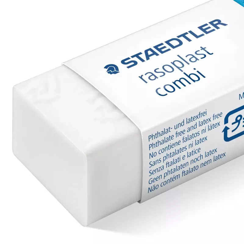 Borracha Staedtler rasoplast combi 526 BT, branco, 43×19×13 mm, 1 unid.