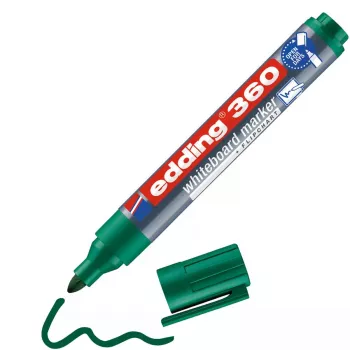 Marcador Edding 360 Ponta redonda Verde