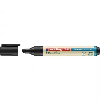 Marcador Edding EcoLine 32 Ponta biselada Preto