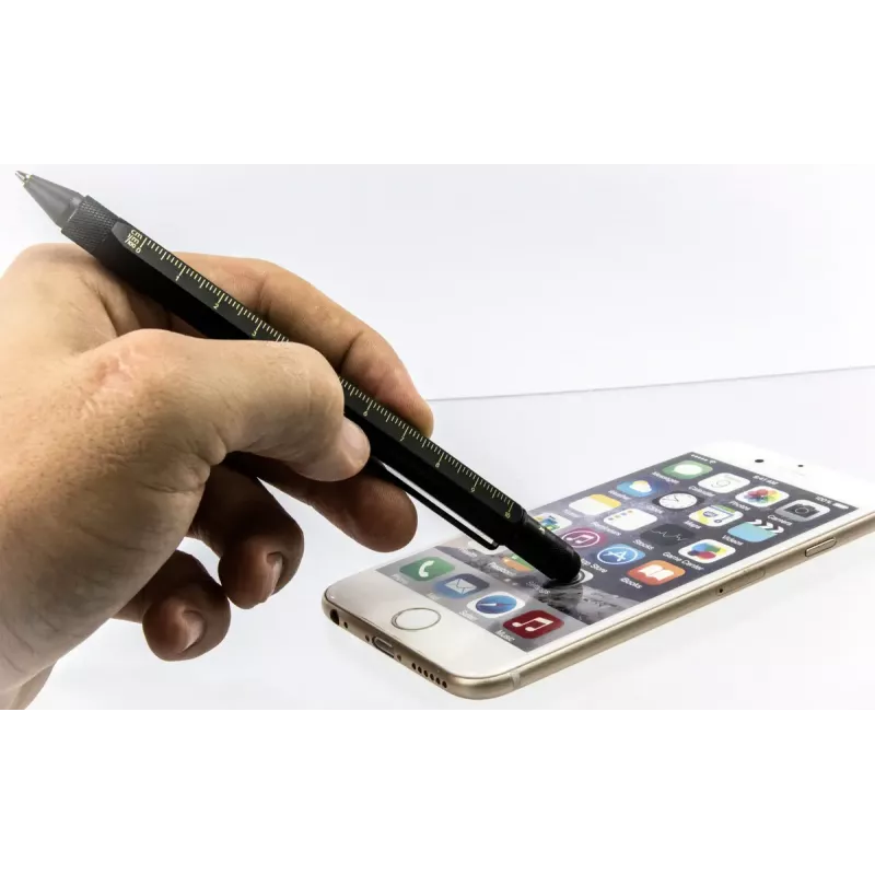 Caneta stylus TROIKA PIP20/BG Preto Dourado Compatibilidade universal