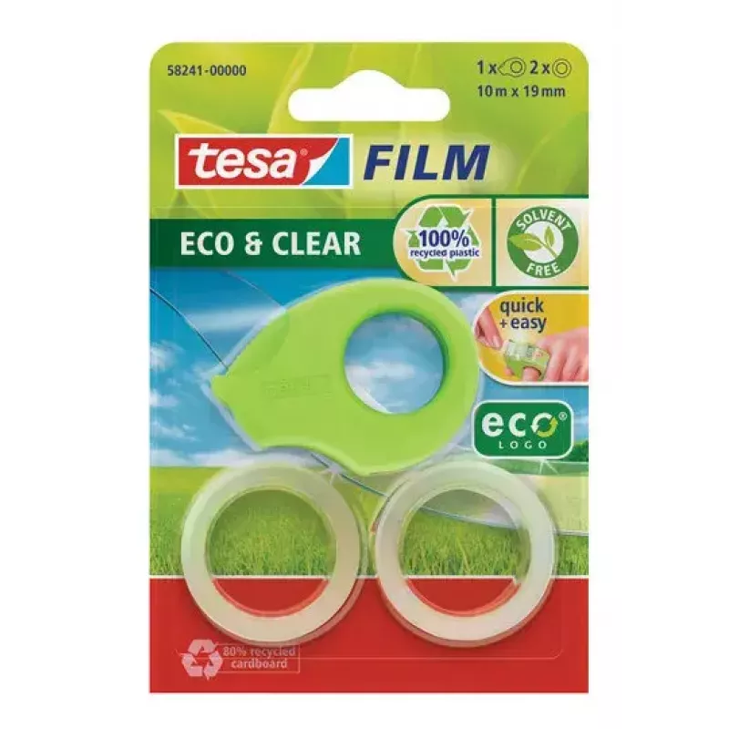 Dispensador de fita de mesa TESA 58241-00 Plástico Verde