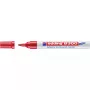 Marcador permanente ponta redonda Edding 8300 vermelho