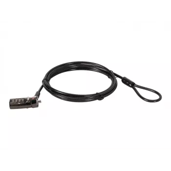 Cadeado de combinação Conceptronic CUSTODIO01BN para portáteis, ranhura de segurança Nano, 1,8 m