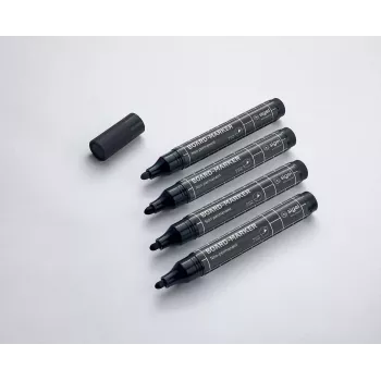 Marcador Sigel BA012 4 unid. preto