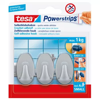 Crochet universal Tesa Powerstrips Hooks Small OVAL