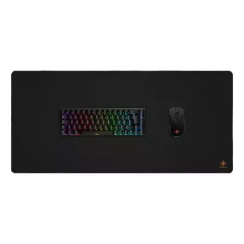 Tapete de rato DELTACO DMP450 XL tapete de rato gaming, 900×400×4 mm, bordas costuradas, preto