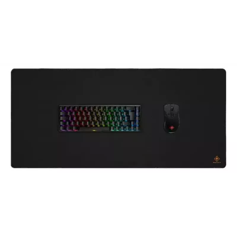 Tapete de rato DELTACO DMP450 XL tapete de rato gaming, 900×400×4 mm, bordas costuradas, preto