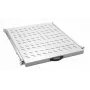 Prateleira deslizante EQUIP 19 polegadas, 1U, 800 mm de profundidade, cinzento claro