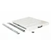 Prateleira deslizante EQUIP 19 polegadas, 1U, 800 mm de profundidade, cinzento claro