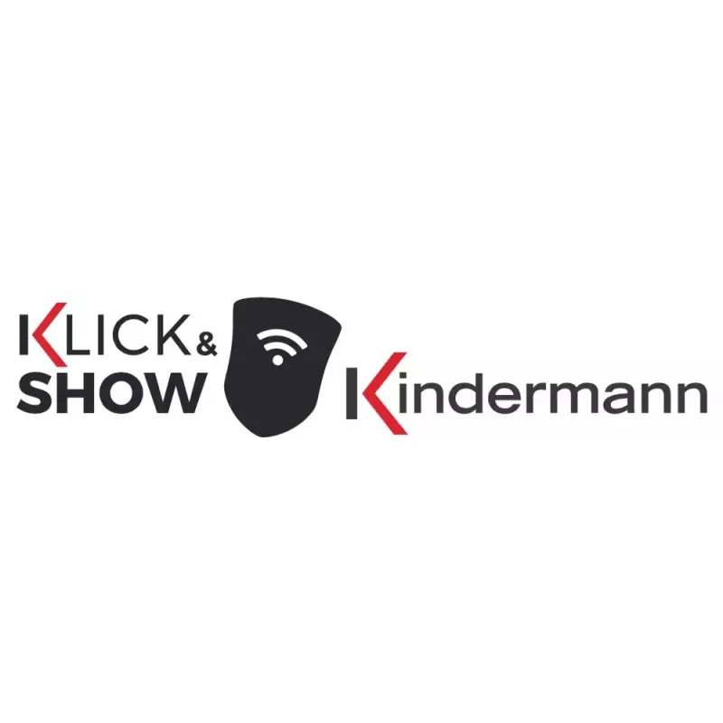 Sistema de apresentação sem fios Kindermann KLICK & SHOW K-40 Desktop grafite