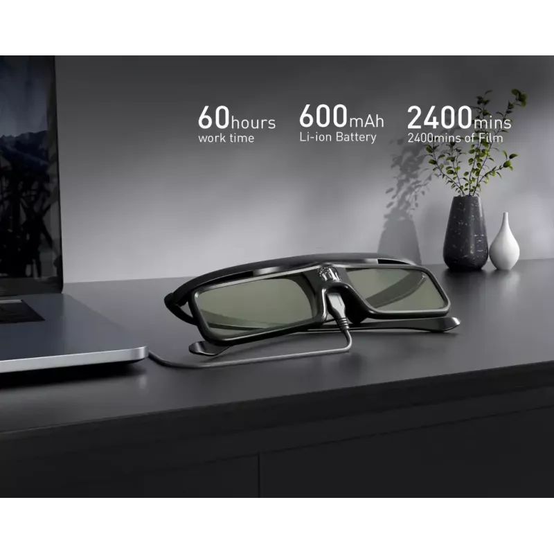 Óculos 3D estereoscópicos ativos DANGBEI, Micro-USB, preto