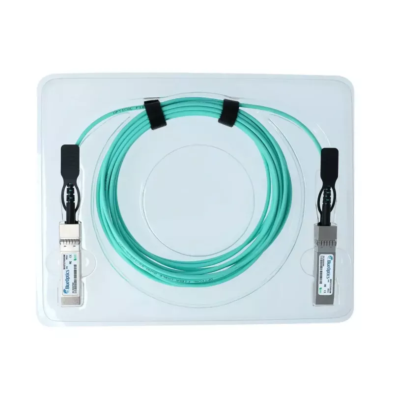 Cabo AOC SFP28 BlueOptics 25 m — SFP28 para SFP28, aqua