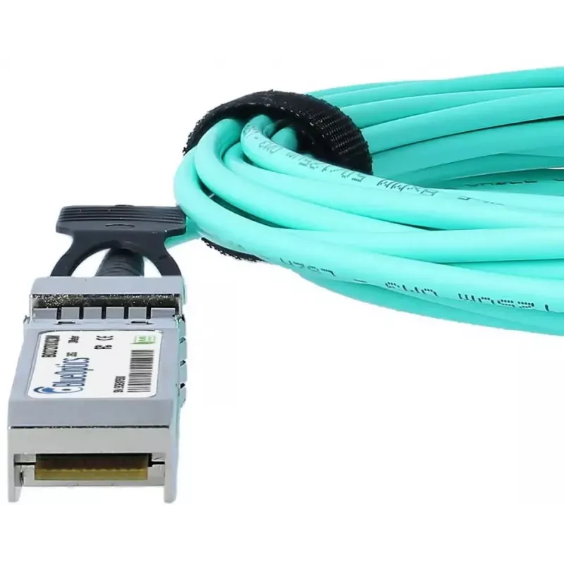 BlueOptics SFP28 cabo ótico ativo UACC-AOC-SFP28-25M-BO, 25 m, SFP28–SFP28, aqua
