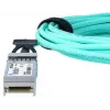 Cabo InfiniBand / fibra ótica BlueOptics SFP28 25 m, aqua, ficha-ficha