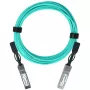 Cabo InfiniBand / fibra ótica BlueOptics SFP28 25 m, aqua, ficha-ficha