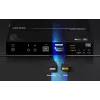 ATEN True 4K DP/HDMI Optical KVM 10km, emissor e recetor, com fios, 10000 m, 4096 x 2160 píxeis, preto, metal