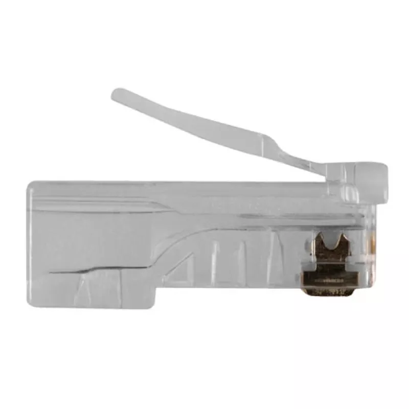 ACT RJ45 (8P/8C) conector modular macho para cabo redondo com condutores multifilares