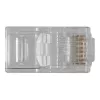 ACT RJ45 (8P/8C) conector modular macho para cabo redondo com condutores multifilares