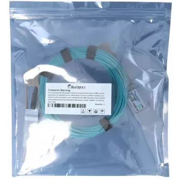Cabo de fibra ótica InfiniBand BlueOptics QSFP56 para QSFP56 10 m laranja
