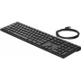 HP Wired Desktop 320K Teclado — tamanho completo USB, membrana, preto