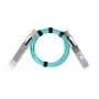 Cabo AOC de fibra ótica BlueOptics BO070703W10M-BO QSFP56–QSFP56, 10 m, ciano