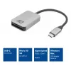 Leitor de cartões ACT AC7056 USB 3.2 Gen 1 Type-C cinzento MicroSD SD
