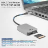 Leitor de cartões ACT AC7056 USB 3.2 Gen 1 Type-C cinzento MicroSD SD