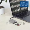 Leitor de cartões ACT AC7056 USB 3.2 Gen 1 Type-C cinzento MicroSD SD