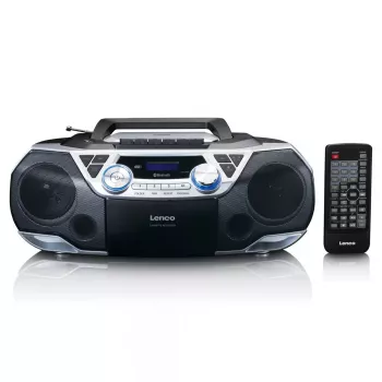 Rádio portátil Lenco SCD-720SI sintonizador digital DAB FM altifalante de 2 vias
