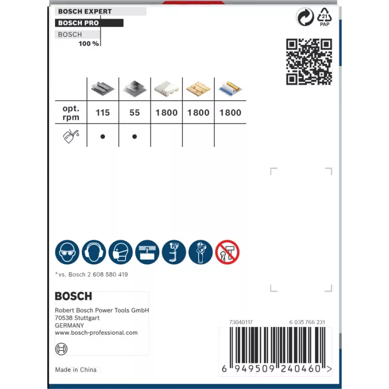 Serra copo Bosch PRO Multi Material PC Plus 44/76 mm broca individual